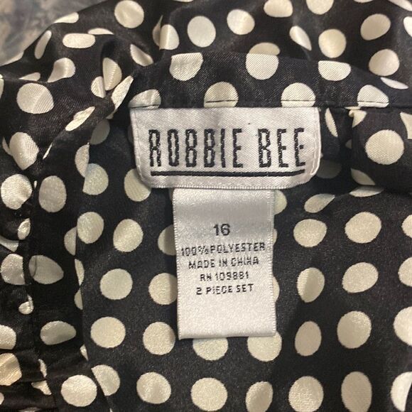 Robbie Bee Polka dot and stripes skirt, size 16 - Picture 3 of 3